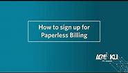 How to sign up for paperless billing through My Account | LG&E and KU
