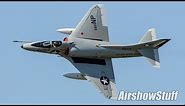 A-4 Skyhawk Aerobatics - Northern Illinois Airshow 2017