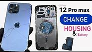 iPhone 12 pro max change housing /disassembly & assemble Step by Step