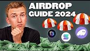 The ULTIMATE Solana Airdrop Guide to make $100K+ in 2024!
