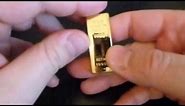 Gold Bullion USB 4GB Flash Drive