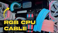 How To Make a RGB CPU Cable using Lian Li Strimer Plus