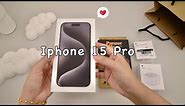 Unboxing Iphone 15 Pro Malaysia + Apple Accessories