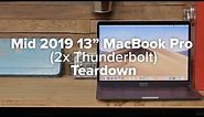 13" MacBook Pro Mid 2019 (2x Thunderbolt) Teardown!