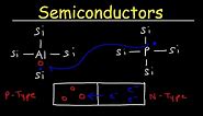Semiconductors, Insulators & Conductors, Basic Introduction, N type vs P type Semiconductor