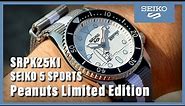 Unboxing The Seiko 5 Sports Peanuts SRPK25K1 - Limited Edition
