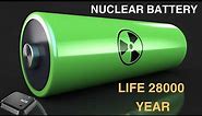 28000 year Nuclear Waste Battery || Nuclear Battery, Nuclear Battery Working|| Nano Diamond Battery
