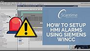 How to Setup HMI Alarms using Siemens TIA Portal WinCC!