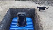 Installation of 3000 L Underground Water Tank, Rainwater harvesting