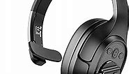 EKSA Noise Cancelling Trucker Bluetooth Headset with Microphone Wireless AI-Powered ENC Headphones, 99ft Long Range, 30H of Talk Time, All-Day Comfort On Ear Headsets Mute Button