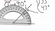 How To Use a Half Circle Protractor