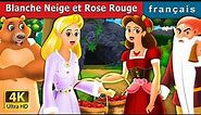 Blanche Neigne et Rose Rouge | Snow White And The Rose Red in French | French Fairy Tales