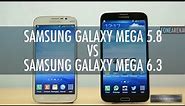 Samsung Galaxy Mega 5.8 Vs Samsung Galaxy Mega 6.3