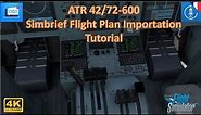 FS 2020 - ATR 42/72-600 Simbrief Flight Plan Importation