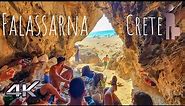 Falassarna 🏖🇬🇷 | A Virtual Walk At The Most Peaceful Beach In Chania Crete Greece 4K