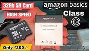 Amazon Basics 32GB MicroSDHC Memory Card | 98MB/s, IPX6, Temperature & Shock Resistant