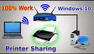 ✅🖨 How To Share A Printer On Network Wifi and LAN - Windows 10/8/7