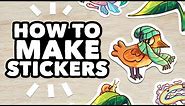 5 Ways to Make Stickers at Home! // (& thermal stickers with MUNBYN!)