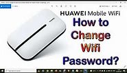 How to change wifi password of Huawei Mobile wifi hotspto Dongle in English