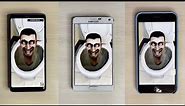 skibidi toilet on different mobile devices