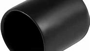 uxcell 20pcs Rubber End Caps 20mm ID Vinyl Round Tube Bolt Cap Cover Thread Protectors Black