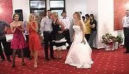 Best funny surprise bride dance - French Can-Can