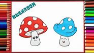 How to Draw Cute Mushrooms Easy