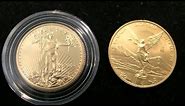 Gold Coin Size Comparison - 1/4 Ounce