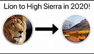 How to Upgrade from Mac OS X Lion to macOS High Sierra