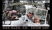 Snow Day at Oak Glen, Ca