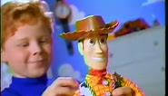 1996 Toy Story Talking 16" Woody and 12" Talking Buzz Lightyear Action Figures Thinkway Commercial