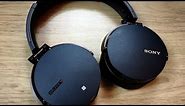 Sony MDR XB950BT Bluetooth Headphones Unboxing & Review