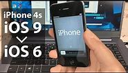 Downgrade iPhone 4s from iOS 9.3.6 to iOS 6.1.3 2021