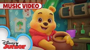 Playdate with Winnie the Pooh Theme Song 🎶 | Official Music Video | @disneyjunior