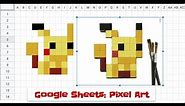Pixel Art - Google Sheets