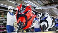 Inside Japanese Factory Building Powerful Hayabusa Bikes by Hand - Production Line