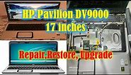 HP Pavilion DV9000 (14 years OLD laptop) Repair,Restore,Upgrade, Step by Step Tutorial