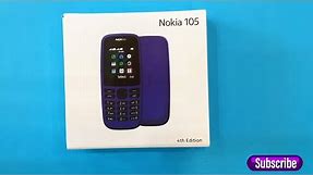 Nokia 105 2020 Dual Sim Unboxing