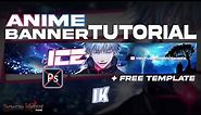 How To Make A FREE Anime (Jujutsu Kaisen) YouTube Banner In Pixlr! (Easy Tutorial)