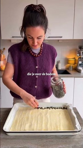 Eiwitrijke plaattaart met pompoen, ricotta & taleggio 🧡