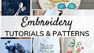 35  Free Embroidery Patterns and Tutorials