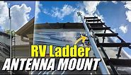 Increase RV Wifi With The Proxicast Telescopic Antenna Ladder mounted solution for your RV