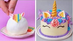 Amazing Unicorn Cake Decorating Ideas | Most Beautiful Rainbow Cake Tutorials | Perfect Cake #3