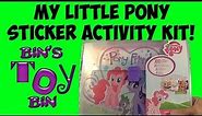 My Little Pony Sticker Activity Kit Review! 200 Stickers, Activity Book & More! by Bin's Toy Bin