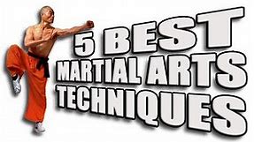 Top 5 Best Martial Arts Techniques