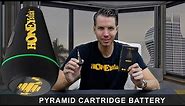 The Pyramid 510 Battery For Vape Cartridges by HoneyStick. How to Use & Features of This Cart Vape.