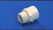 Male Adapter for Schedule 40 PVC Pipe (Slip x Mipt)
