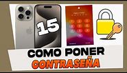 Como Poner Contraseña en iPhone 15, 15 Plus, 15 Pro y 15 Pro Max