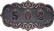 Door Number Plate, Apartment Door Number Sign, House Number Plaques with 14 Numbers