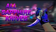 CSGO - All Sapphire Knives + Prices | Skins Showcase | 1080p 60fps |